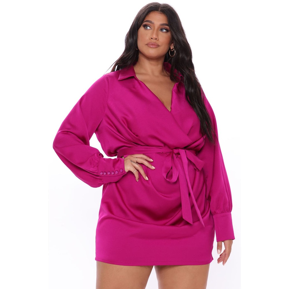 NWT! I'm The One Mini Dress | Magenta | Size 1X